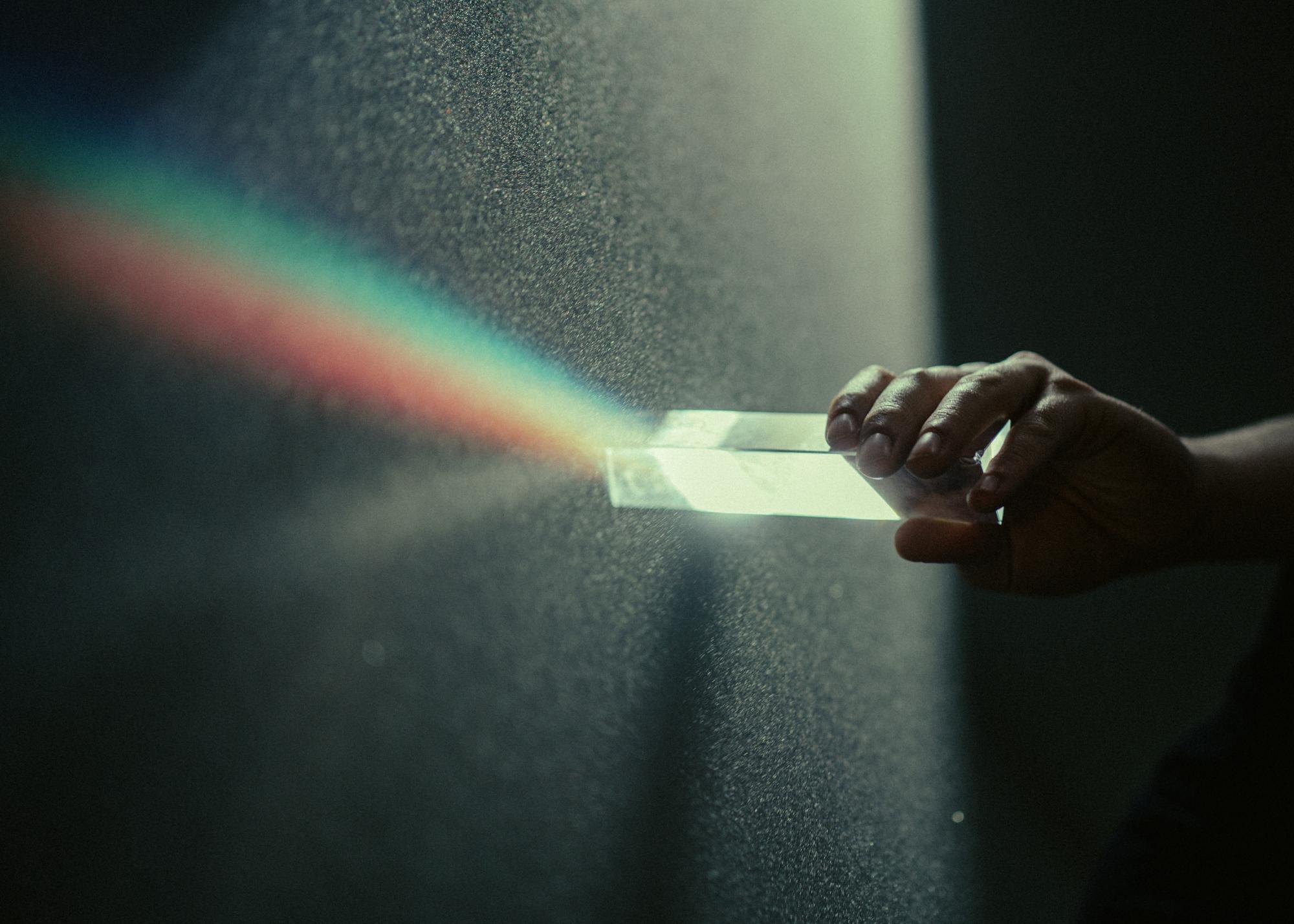 Prism of light.