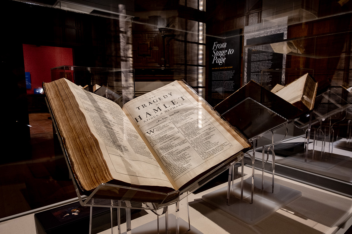 Carnegie Mellon University's Fourth Folio on display.