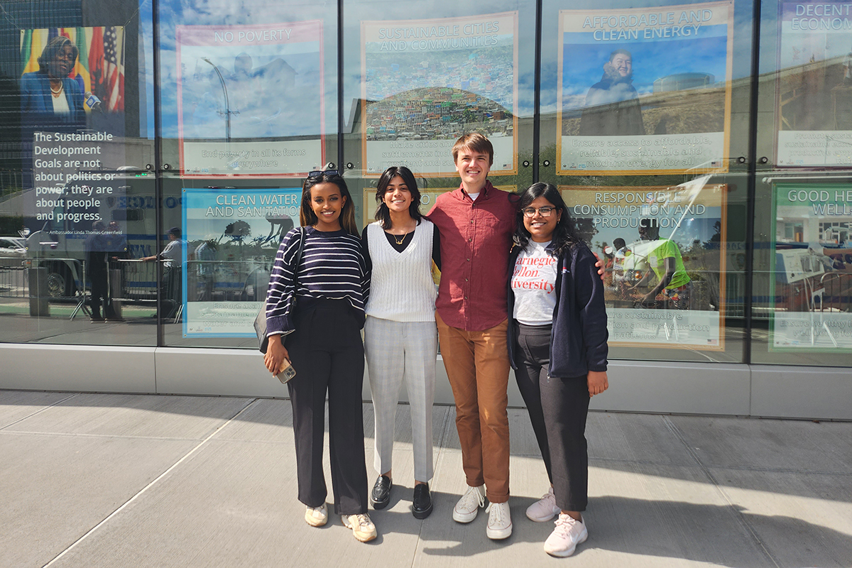 Sustainability Students at the UN