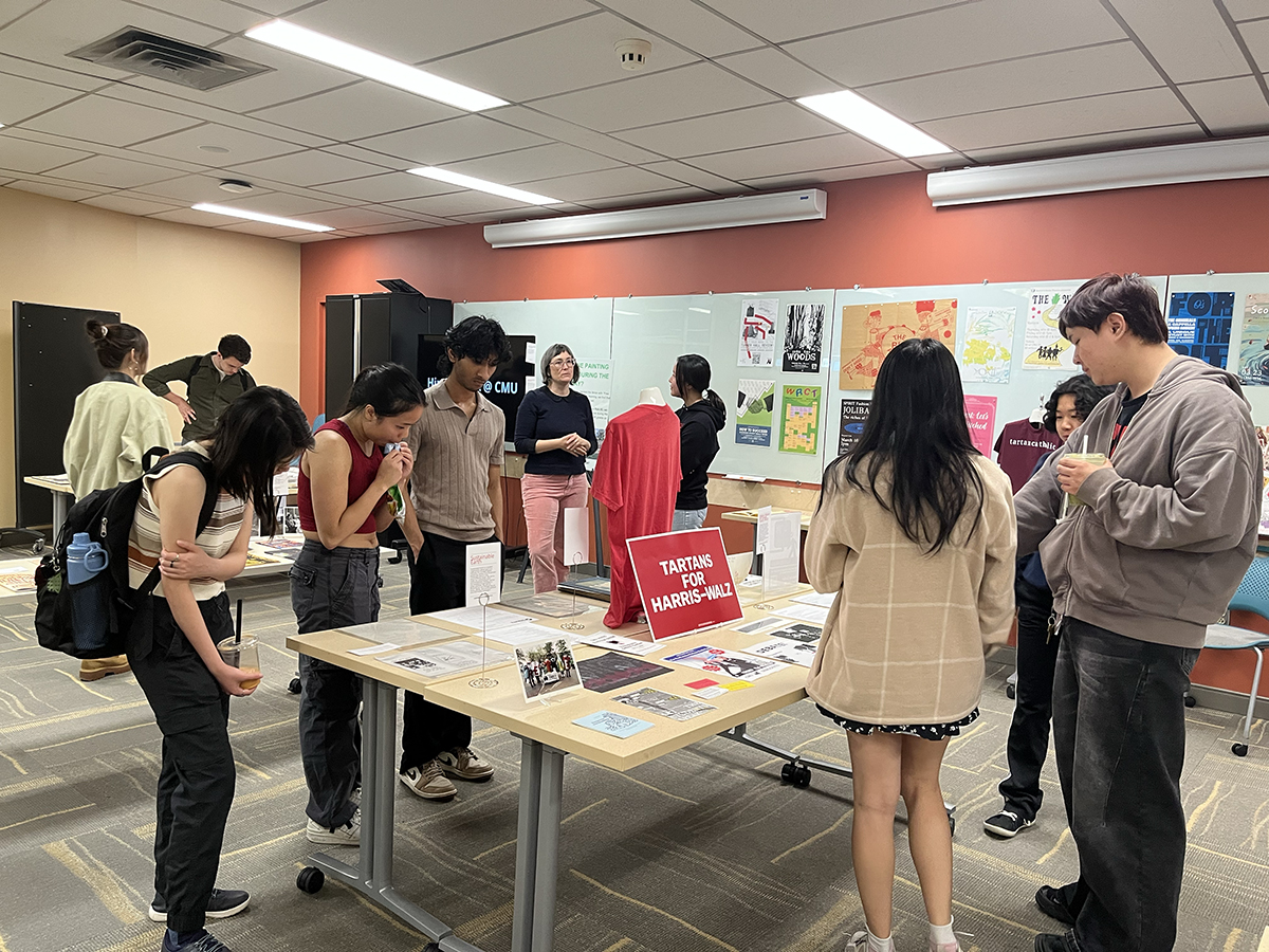 Materials from both liberal and conservative political organizations were on display, offering insight into how CMU students have engaged with elections over the years.