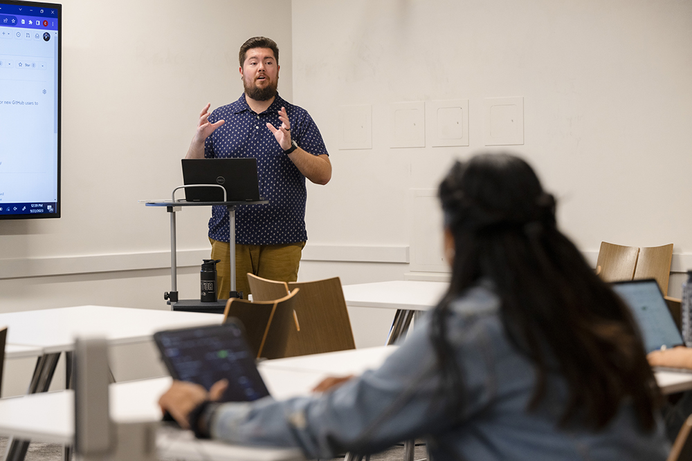 Chasz Griego during a workshop