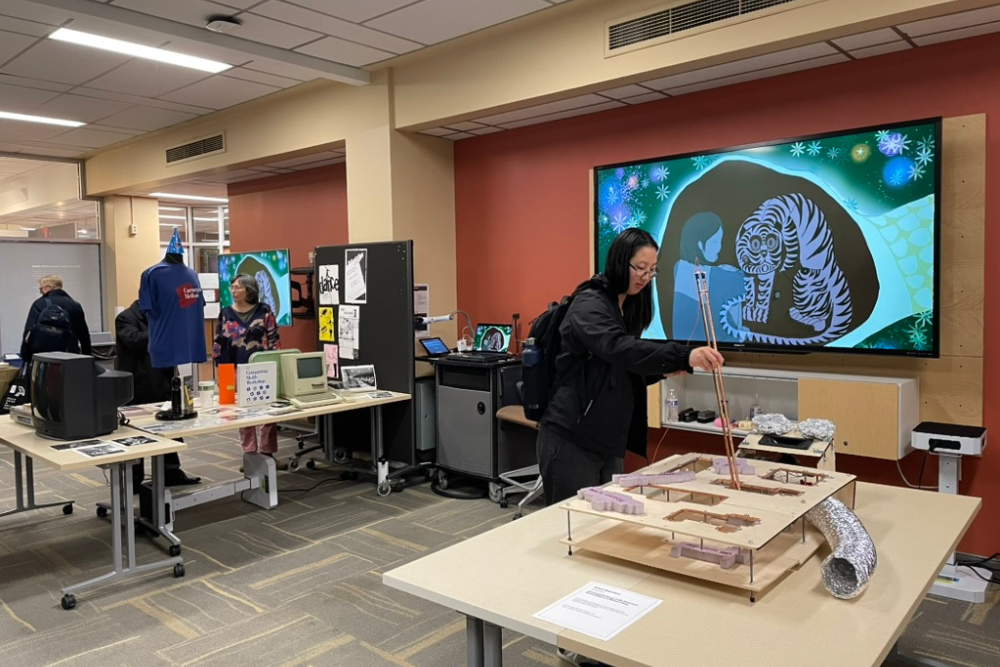 One of the IDeATE projects on display was a recreation of the children’s game Operation.