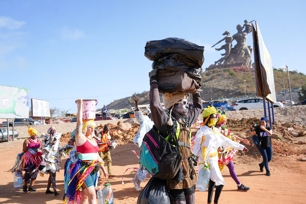 ‘‘La Ville En Mouv’ment’’ les Arts dans la Rue, 2023. Photo by Mor Ndiaye. 