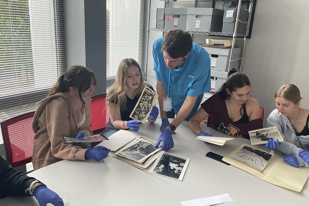 Students in the Archives