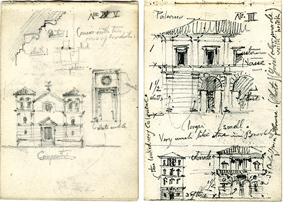 Henry Hornbostel's journals.